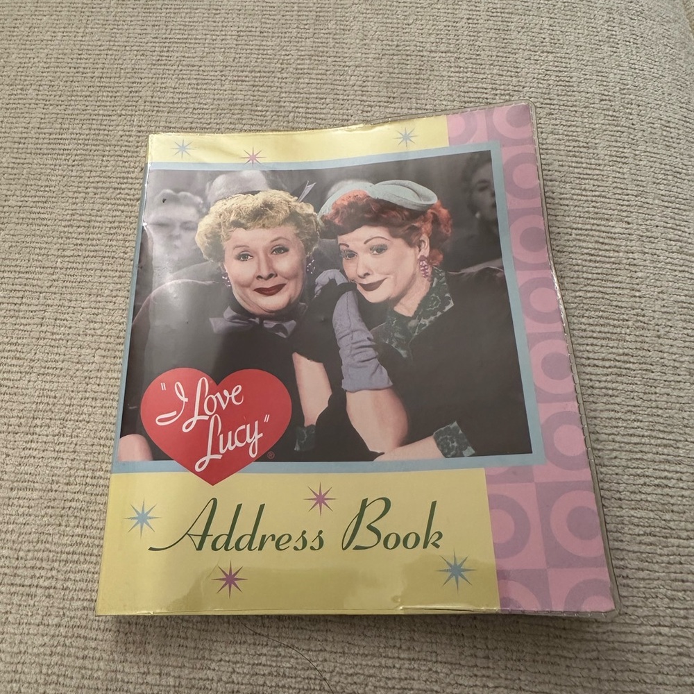 I LOVE LUCY 2003 VINTAGE ADDRESS BOOK